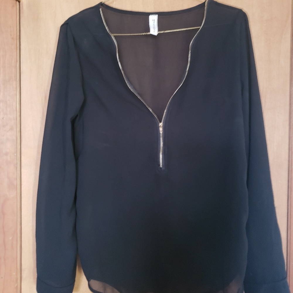Sheer blouse
